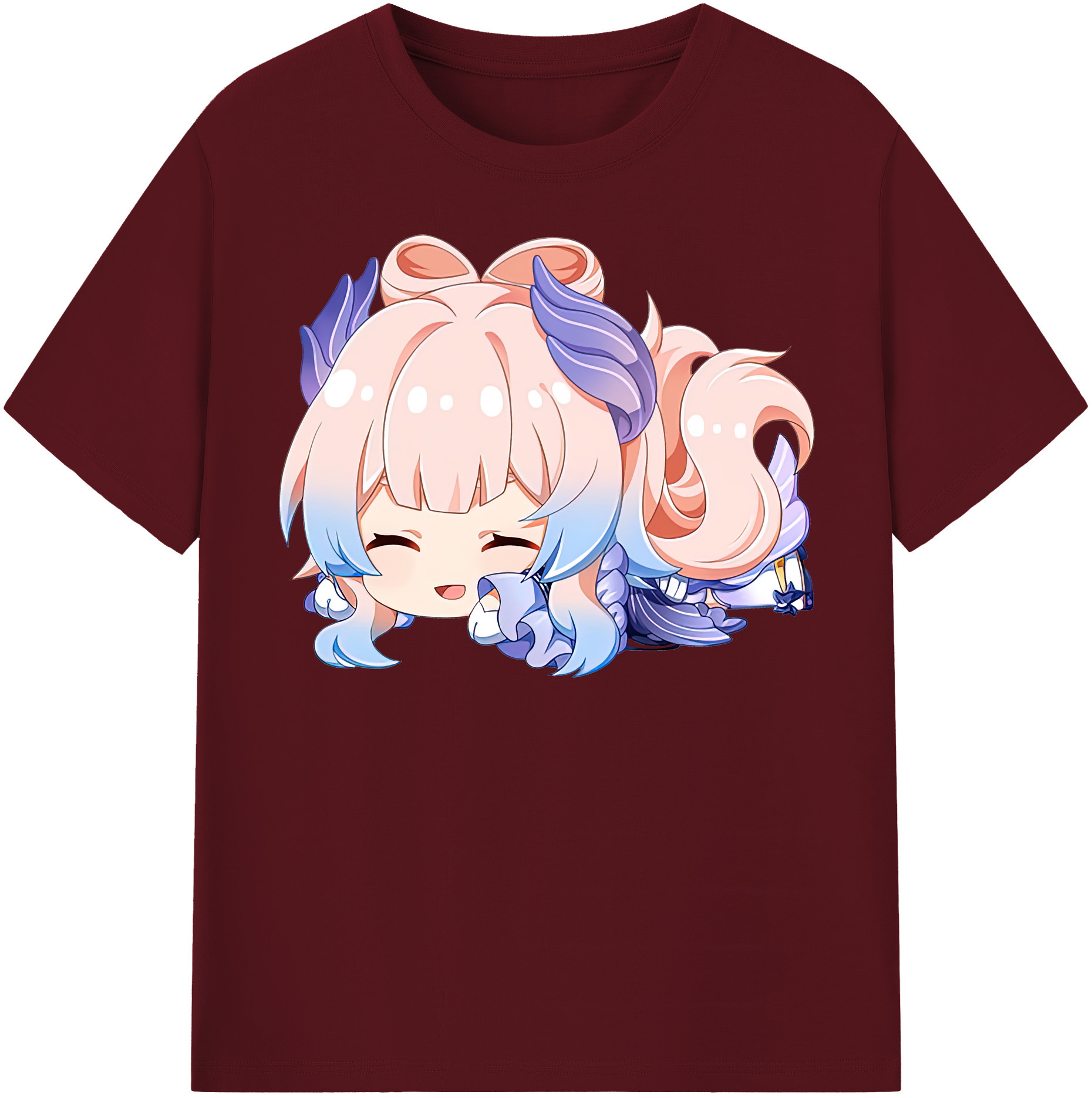 げんし神 珊瑚宮心海 サンゴノミヤ・ココミ genshin Sangonomiya Kokomi 綿100％半袖Tシャツ（フロントプリント）